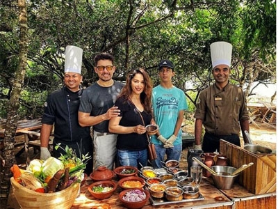 Madhuri Dixit tries dishing out Sri Lankan cuisine